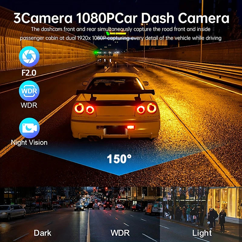 Dashcam Voiture Connectée HD (WI-FI)