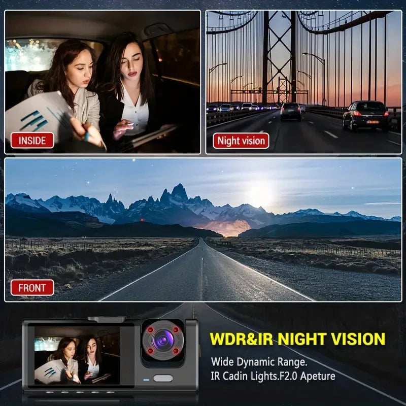 Dashcam Voiture Connectée HD (WI-FI)